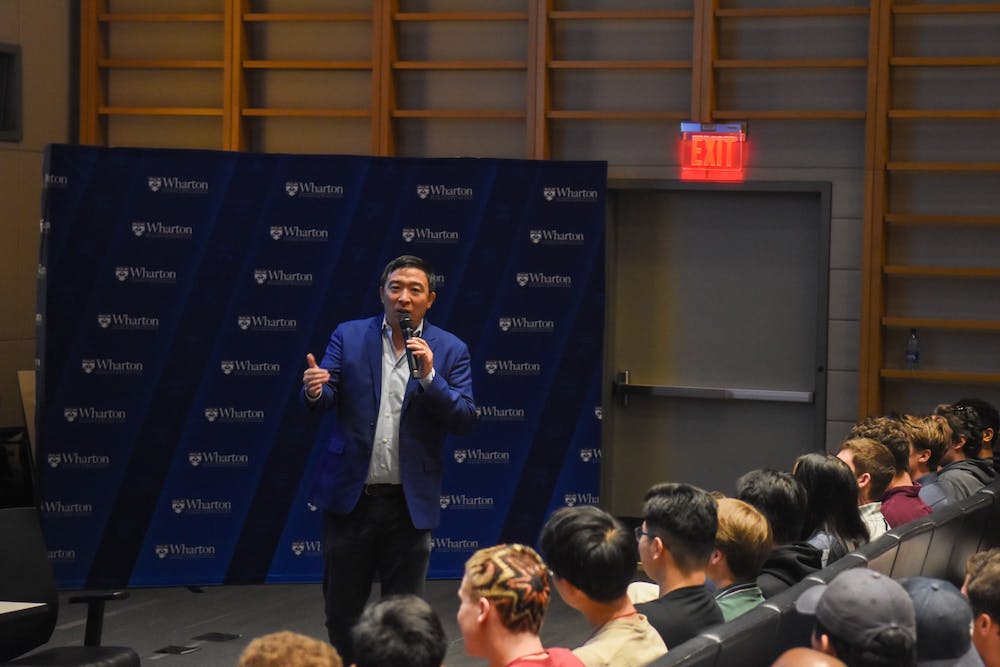 Wharton Undergraduates in Public Policy hosted Andrew Yang