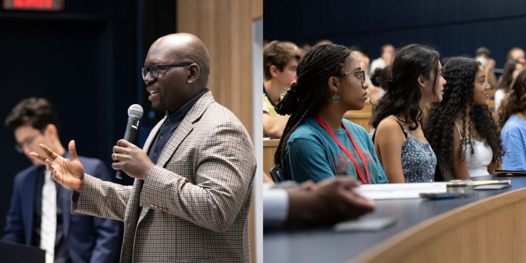 Jamelle Bouie and students