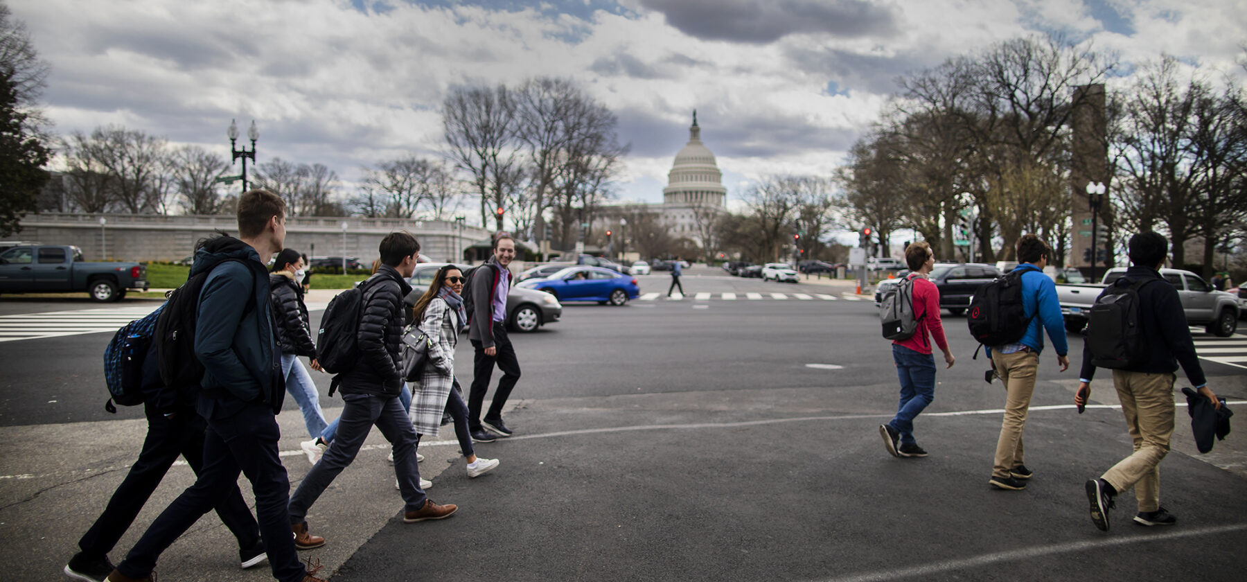 Last spring, Penn students took Amtrak to Washington every Friday for the How Washington Really Works class, held at the Penn Biden Center, across from the U.S. Capitol.
