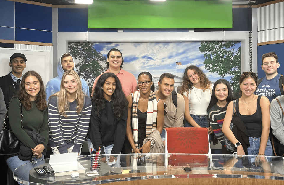 Students from Annenberg School of Communication