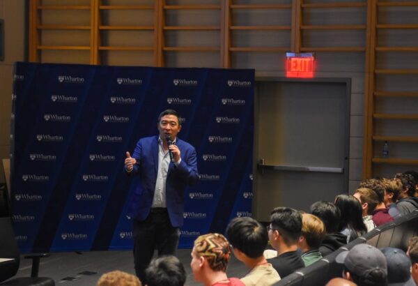 Wharton Undergraduates in Public Policy hosted Andrew Yang