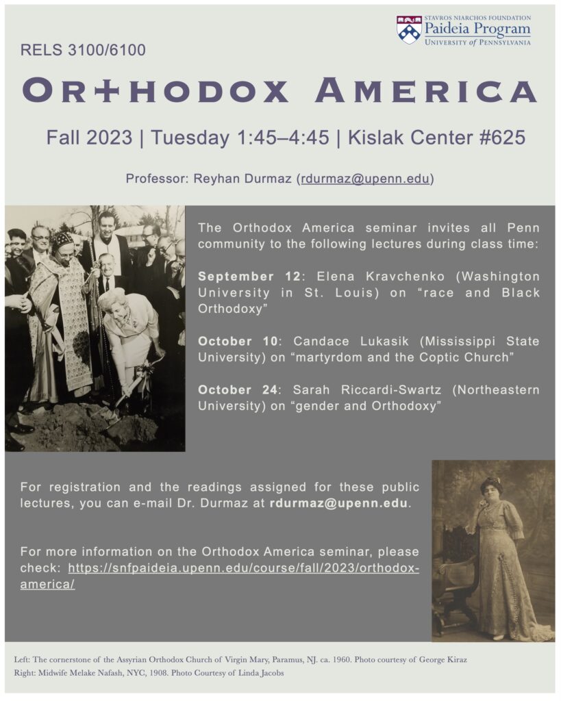 poster orthodox america lecture series
