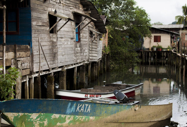 Photo from “After the Crossfire: Memories of Violence and Displacement” film of boats on the water