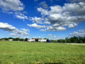 Full color landscape view of rural Pennsylvania