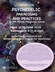 course flyer for PSYCHEDELIC PARADIGMS AND PRACTICES