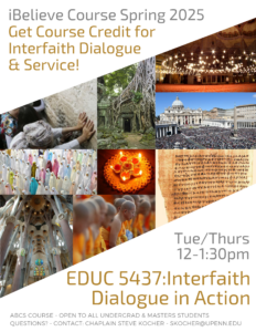 interfaith spring 2025 course flyer