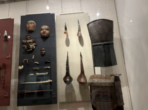 historical artifacts on display at archeological museum