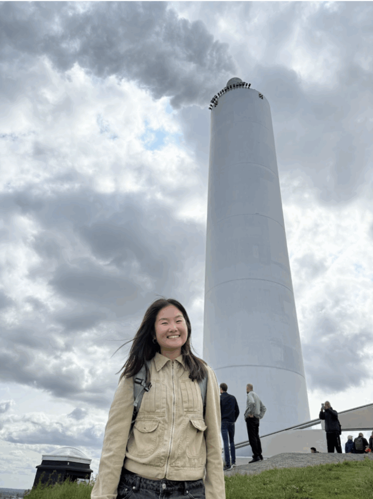 Author in front of Copenhill.