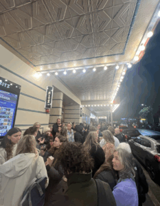 view of people outside Sydney movies theater for film festival